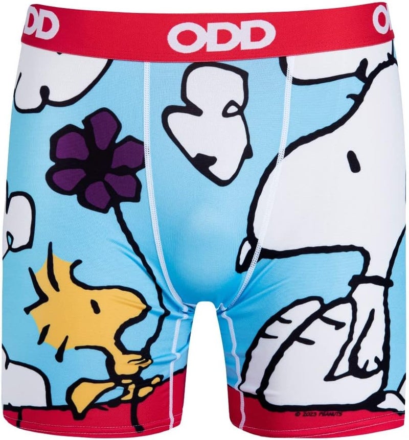 Odd Sox Charlie Brown Peanuts Comic Strip, Funny Boxer Briefs for Men, Cool, Comfortable - Image 1